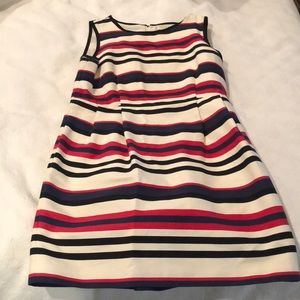 J. Crew Factory Striped Sleeveless Dress - 12